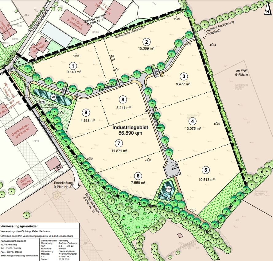 Stadt Perleberg – Städtebaulicher Funktionsplan