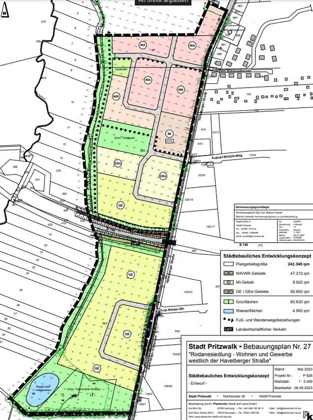 Stadt Pritzwalk – Städtebaulicher Funktionsplan